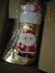 イオンオリジナルクリスマスブーツお菓子詰め合わせとキューピーパタパタメモのセット