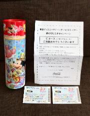 ＴＤＲペアパスポート+コカコーラ３０周年記念ボトル