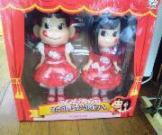 ペコちゃん＆あっちゃんコラボ記念人形セット