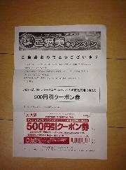 クーポン券500円分