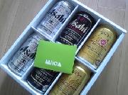 アサヒビール詰め合わせ＆MiiCAカード 500円分
