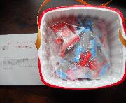 星とハートのチョコアイス