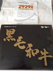 2929お肉賞　鹿児島県産黒毛和牛　焼肉用500g