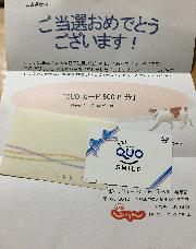 QUOカード500円分