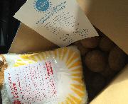 北海道のじゃがいもともふもふブランケット