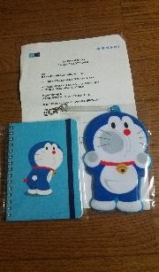 すすメトロ！ドラえもんグッズセット(リングノート、パスケース)