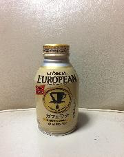 「ジョージア ヨーロピアン カフェラテ」 1缶