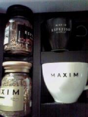 MAXIMコーヒー、コーヒーカップセット