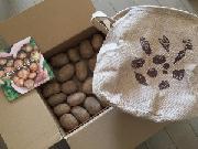 カルビーオリジナルベジバスケット＆北海道のじゃがいも