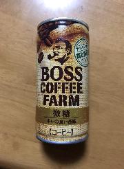 ボス コーヒーファーム 微糖　185g缶