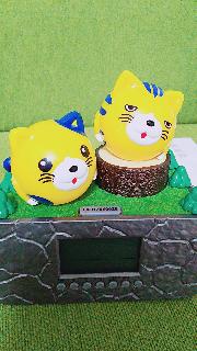 なぁーネコ電波置時計