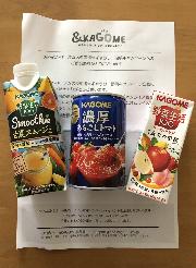■カゴメ商品3点セット 内容■ ・濃厚あらごしトマト (295g)…1缶 ・野菜生活100 アップルサラダ (200ml)…1本 ・野菜生活100 Smoothie 甘夏スムージーMix (330ml)…1本