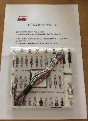 ・「100ネエサン カットクロス（約 50cm × 50cm）」 ・「コスモ25番刺しゅう糸（カラー258）」