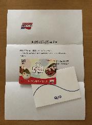 オリジナルQUOカード500円分