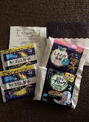 ロリエ　しあわせ素肌夜用超スリム350、朝までブロック370、スリムガード夜用350