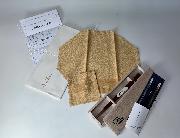 ヱビスオリジナル江戸小紋のランチョンマットとコースター＆江戸唐木箸セット