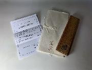 ヱビスオリジナル江戸小紋のランチョンマットとコースター＆江戸唐木箸セット