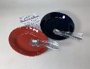 カレー皿2枚＋オリジナルスプーン2本