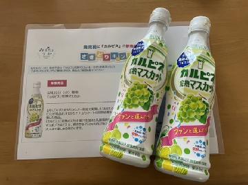 8月31日（火）発売「カルピス」完熟マスカット2本