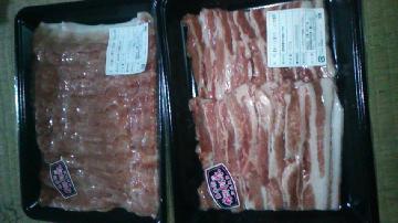 信州くりん豚 バラ焼肉用・すきやきしゃぶしゃぶ用