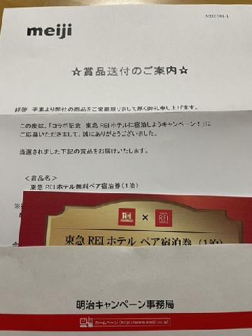 東急REIホテル無料ペア宿泊券