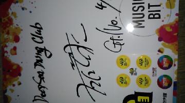 Deep Sea Diving Club サイン入りノート