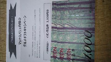 イオン商品券3000円分