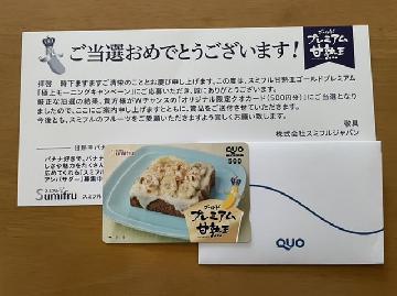 Wチャンス　オリジナル限定クオカード　500円分