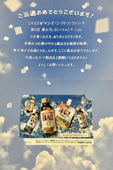 QUOカード500円分