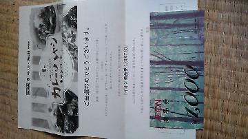 イオン商品券1000円分