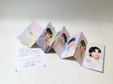 XYLITOL×BTS　オリジナル折りたたみ式カード