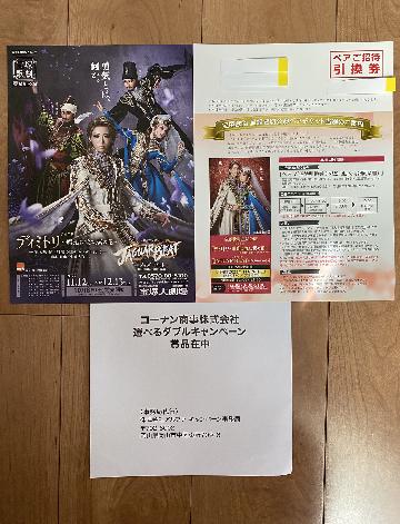 宝塚歌劇星組公演　ペアチケット