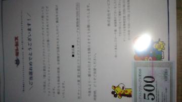 富士薬品ドラッグストアグループお買い物券（500円分）