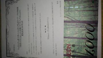 イオン商品券1000円分