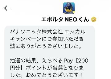 えらべるpay200円分