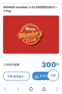 クオ・カードペイ300円分