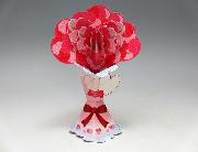 手づくりカーネーション花束