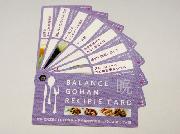 バランスごはんレシピカード全3種