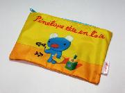 Penelope tete en l’air　小さなポーチ