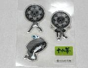 ご当地キャラクターオリジナルぷっくりシール全６種