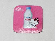 ハローキティ with evian の1日マグネット