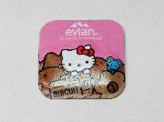 ハローキティ with evian の1日マグネット