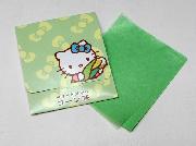 やすらぎ気分のコーン茶　Hello Kitty　オリジナルあぶらとり紙全3種