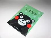 くまモンオリジナルクリアファイル全4種