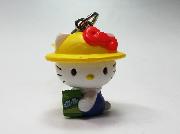 カール45周年記念　明治×HELLO KITTY　サークルKサンクス限定コラボストラップ全2種