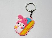 MyMelodyラバーキーホルダー全3種