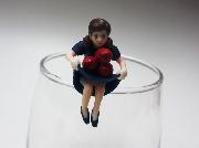 コップのフチで理想のバランス　微糖のフチ子全6種