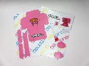 お菓子キャラクターペーパートイ全7種