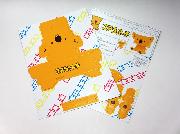 お菓子キャラクターペーパートイ全7種