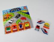 トミカ・プラレールぷくっとシール全8種